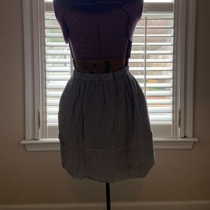 Seersucker Skirt